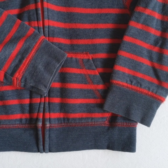 joe fresh striped zip-up hoodie sweatshirt 2T toddler boys - Picture 5 of 6